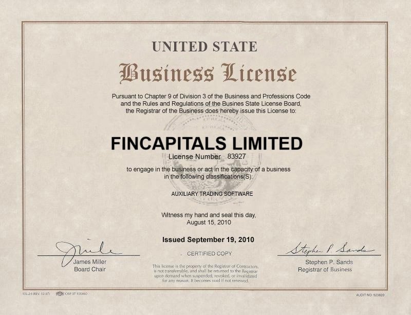 FinCapitals Limited ™ Multiplatform